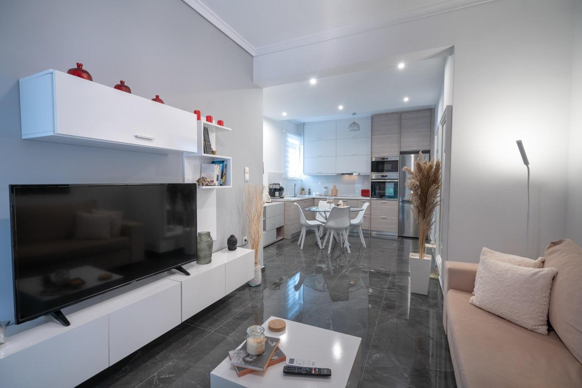 Neo Irakleio Train St. 1 Bedrm 4 Pers. Apartment Athene Buitenkant foto