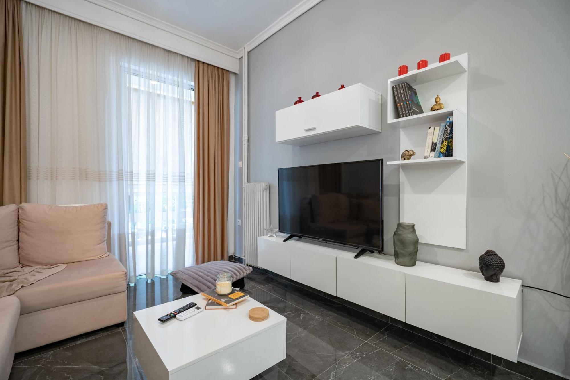 Neo Irakleio Train St. 1 Bedrm 4 Pers. Apartment Athene Buitenkant foto