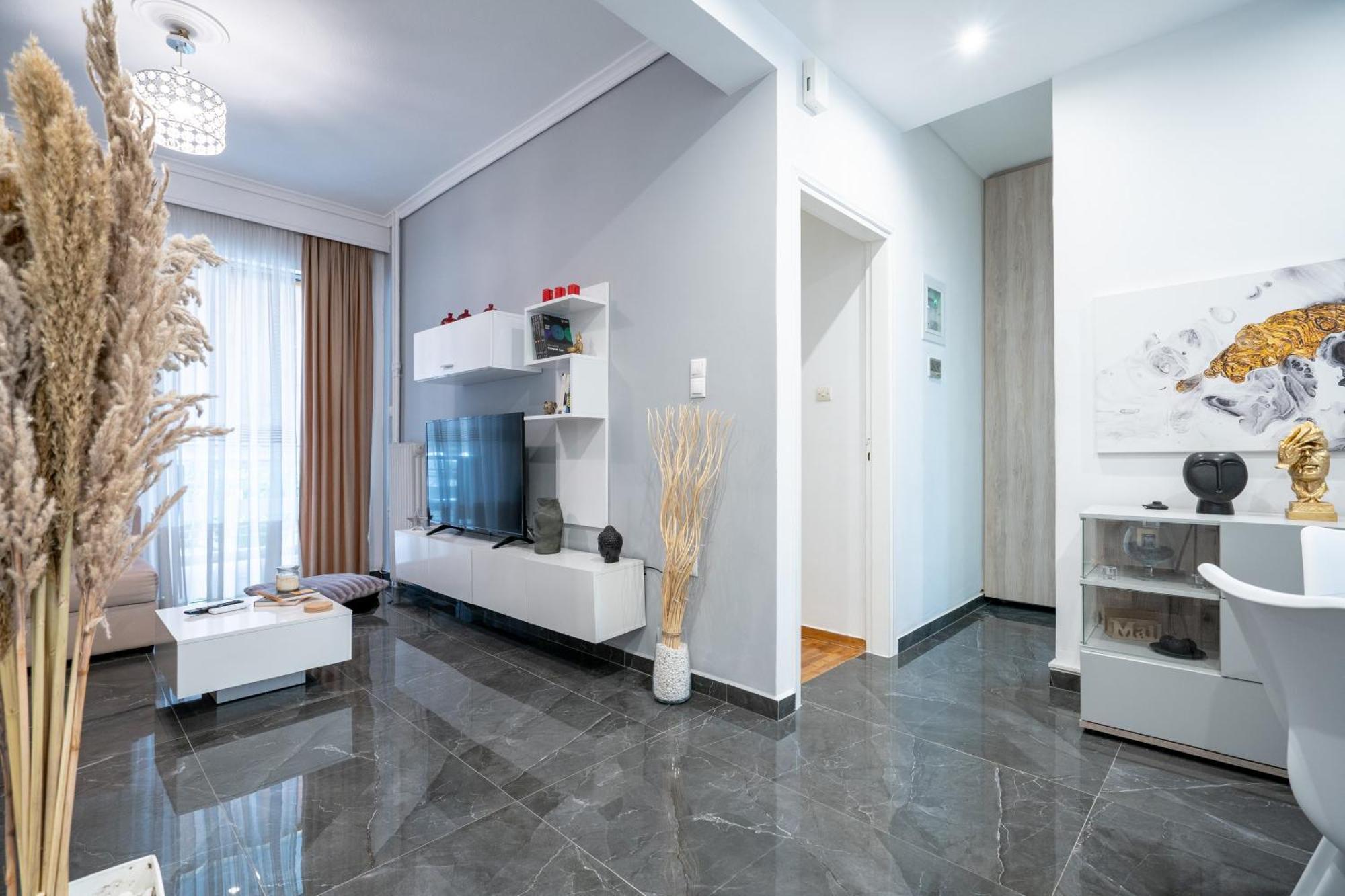 Neo Irakleio Train St. 1 Bedrm 4 Pers. Apartment Athene Buitenkant foto