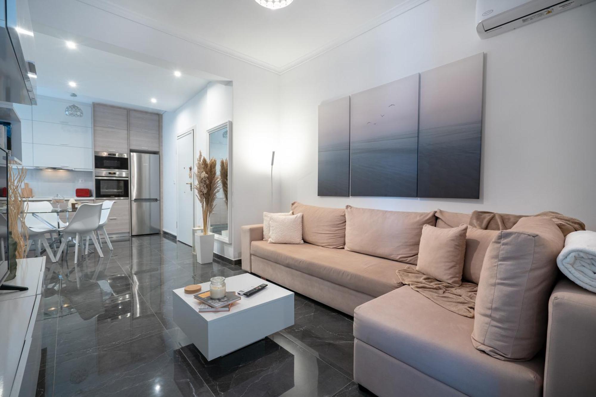Neo Irakleio Train St. 1 Bedrm 4 Pers. Apartment Athene Buitenkant foto