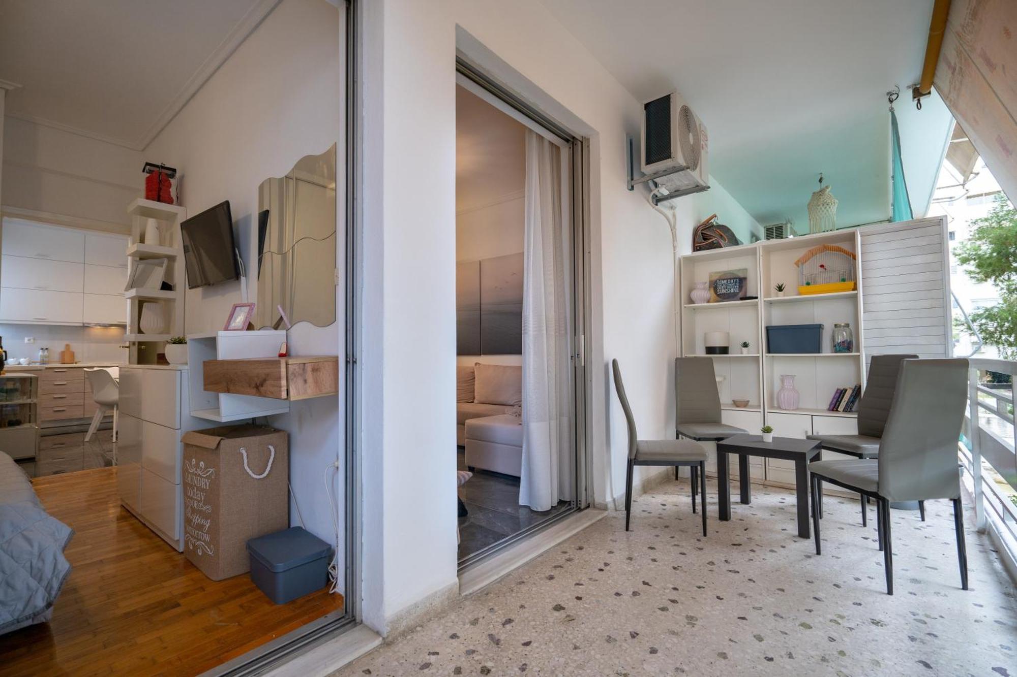 Neo Irakleio Train St. 1 Bedrm 4 Pers. Apartment Athene Buitenkant foto